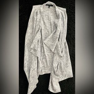 White House Black Market Grey Sweater Vest